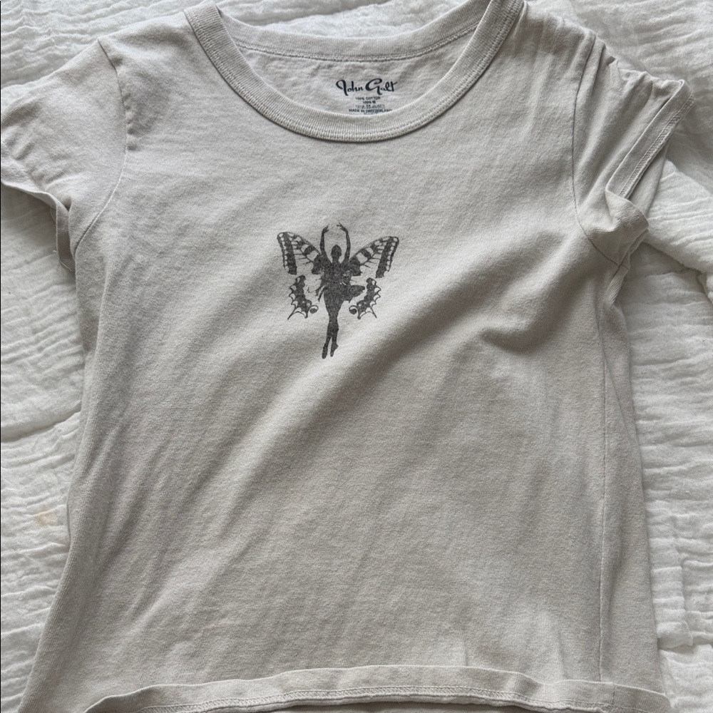 Brandy Melville Butterfly Ballerina Graphic Tee